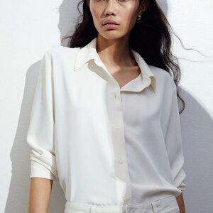 Pointed-collar Shirt